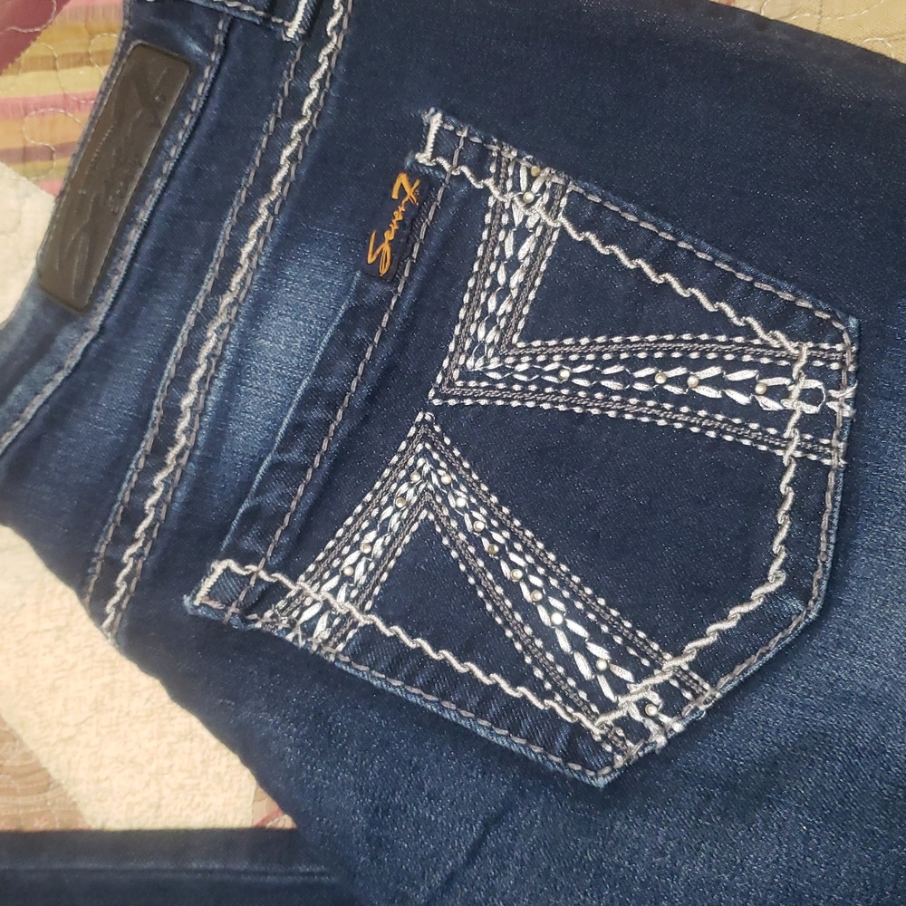 Seven7 Slimming Straight Jeans 14